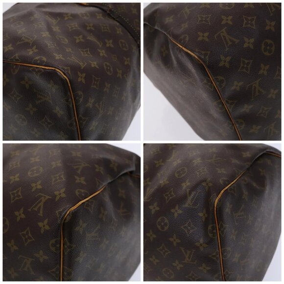 LOUIS VUITTON Monogram Keepall 55 Boston Bag LV Auth - Picture 15 of 16
